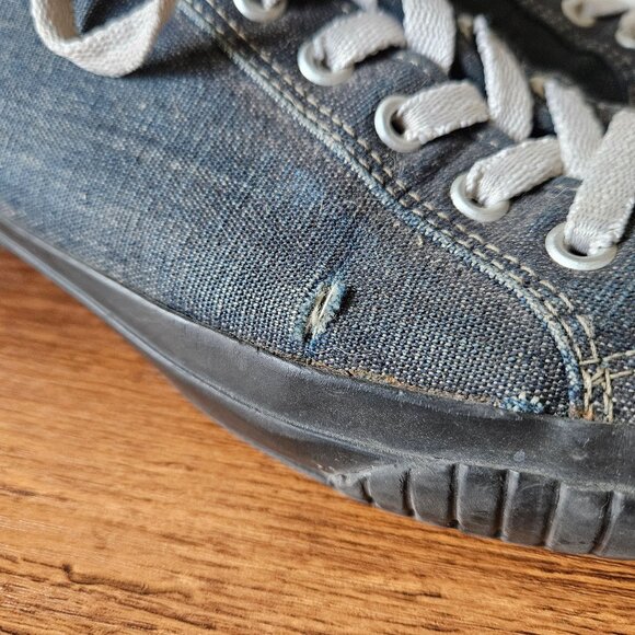 John Lofgren Champion Denim Sneakers Size 8 - Picture 4 of 9